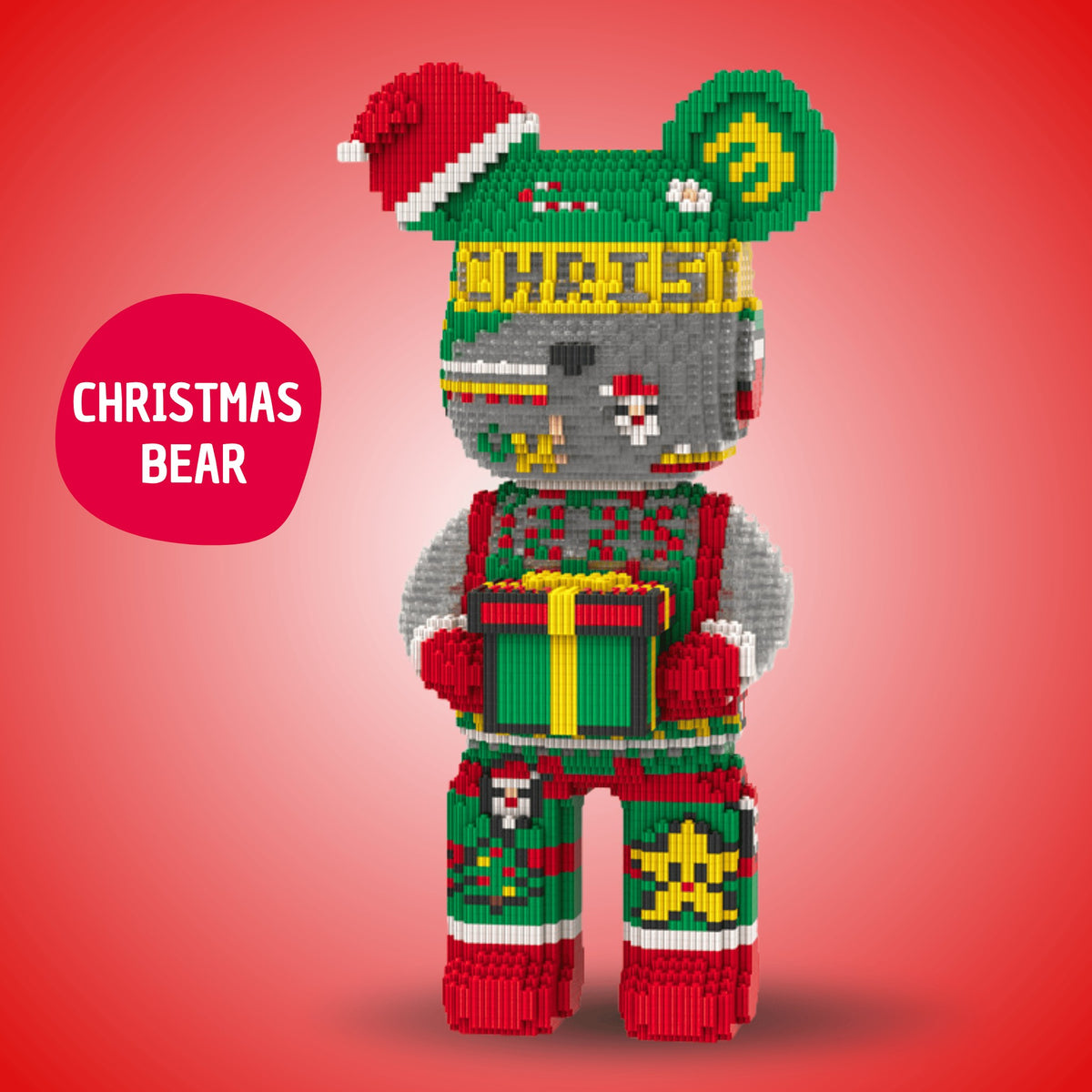 BRIXBÄR Riesen-Bär zum Bauen – CHRISTMAS BEAR