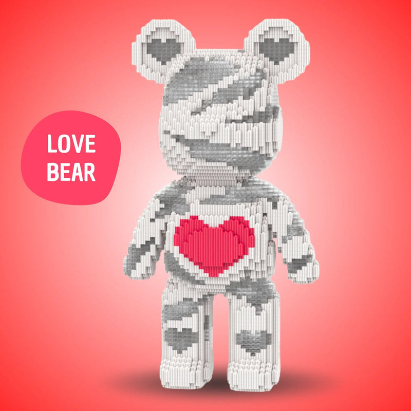 BRIXBÄR Riesen-Bär zum Bauen – LOVE BEAR