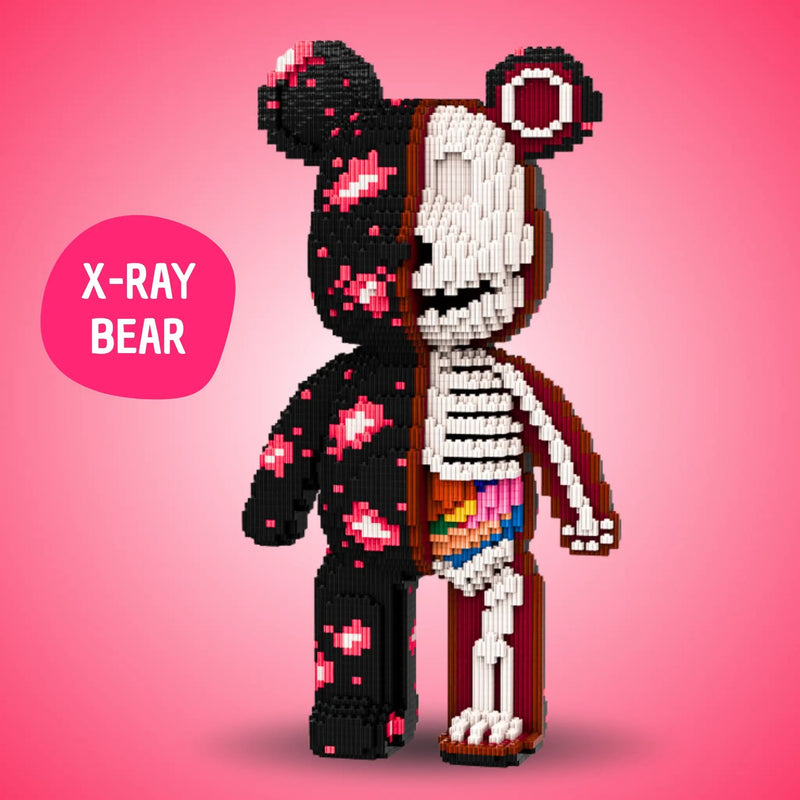 BRIXBÄR Riesen-Bär zum Bauen – X-RAY BEAR