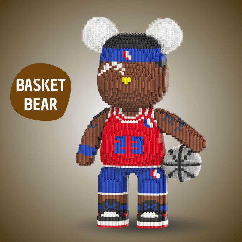 BRIXBÄR Riesen-Bär zum Bauen – BASKET BEAR