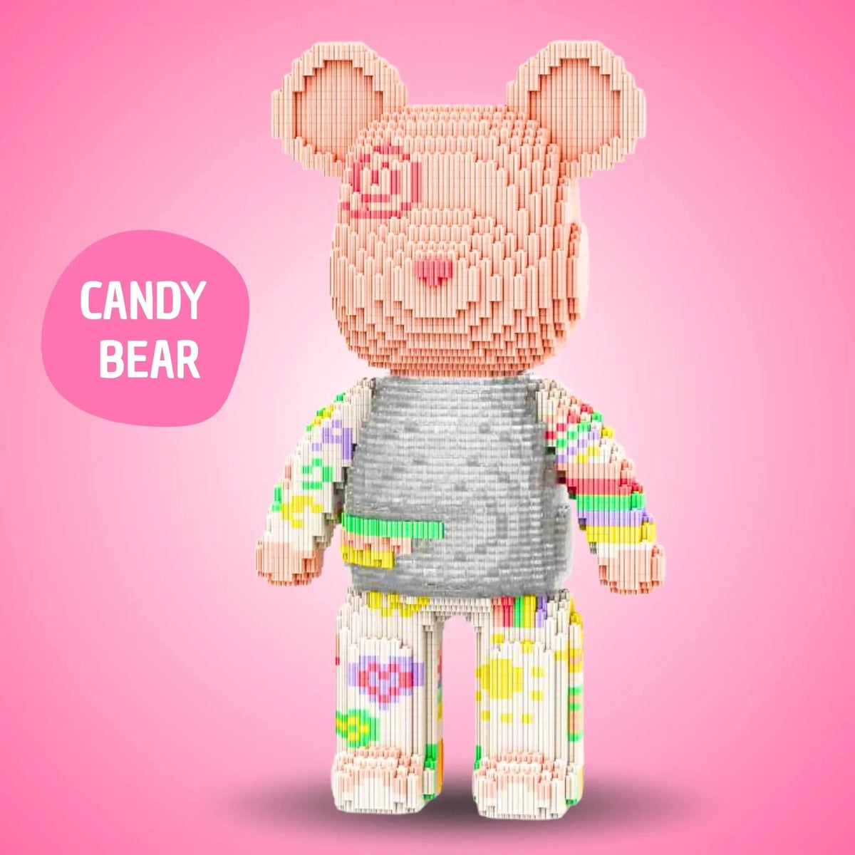BRIXBÄR Riesen-Bär zum Bauen – CANDY BEAR