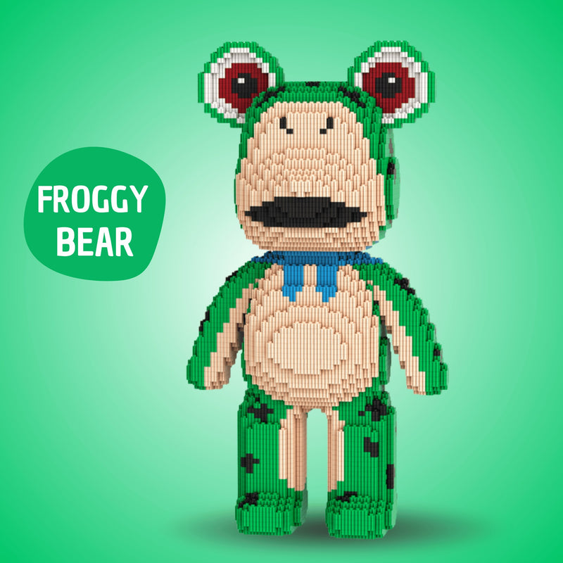 BRIXBÄR Riesen-Bär zum Bauen – FROGGY BEAR