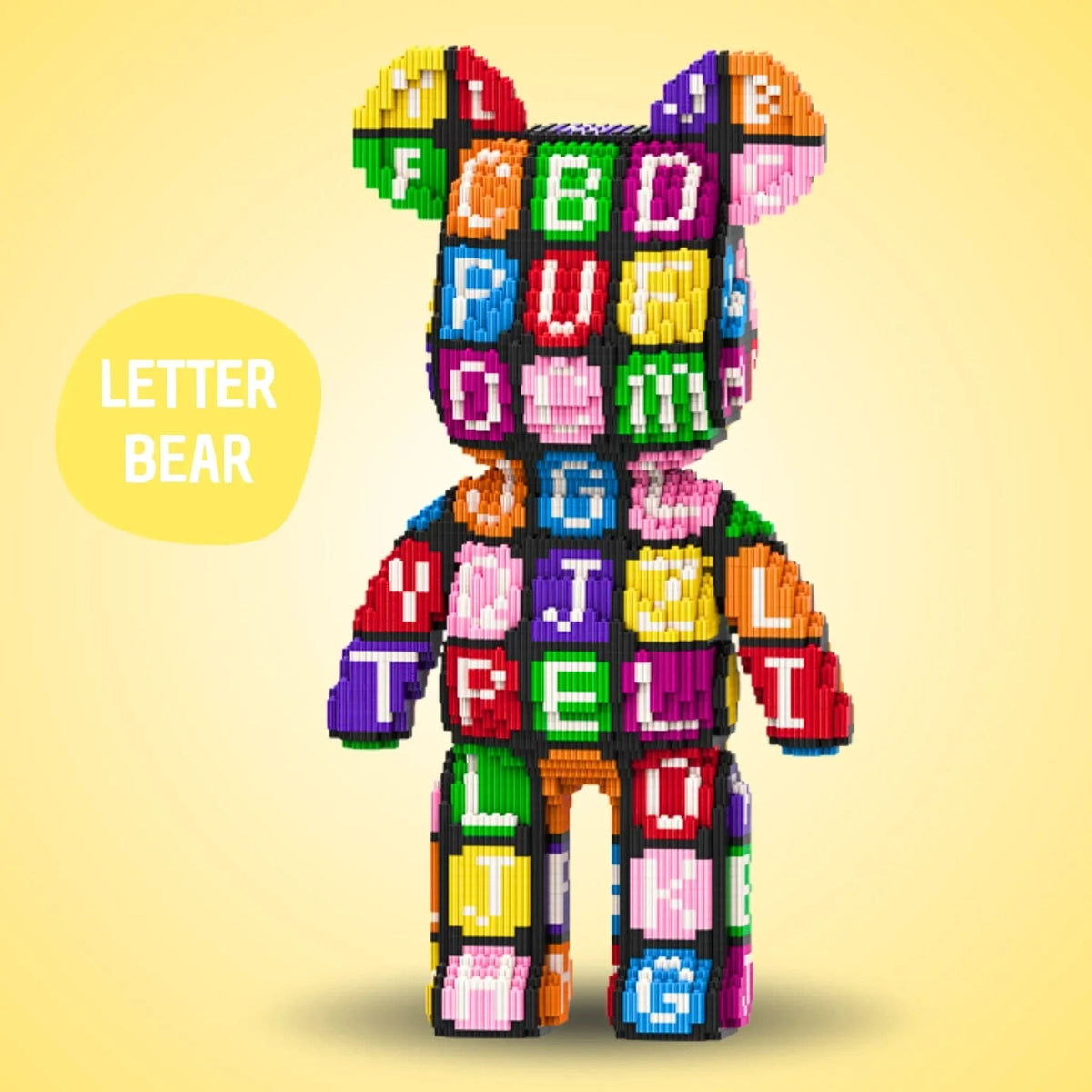 BRIXBÄR Riesen-Bär zum Bauen – LETTER BEAR