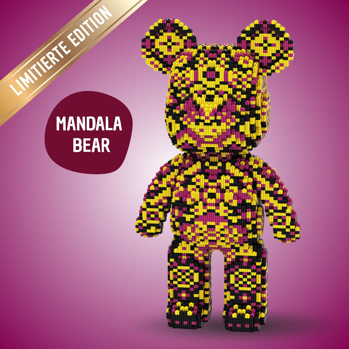 BRIXBÄR Riesen-Bär zum Bauen – MANDALA BEAR