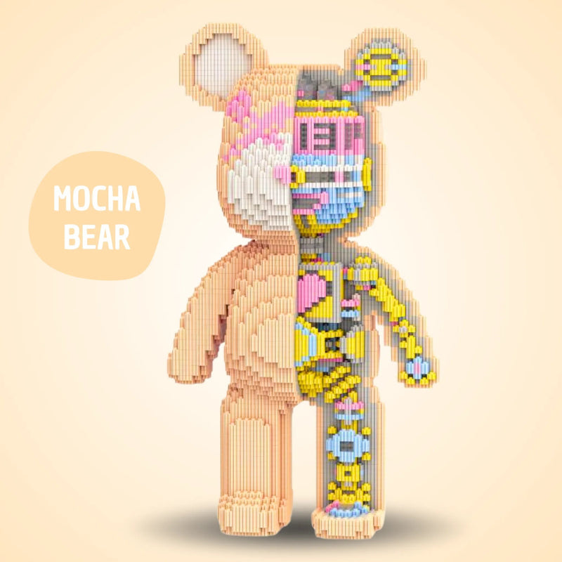 BRIXBÄR Riesen-Bär zum Bauen – MOCHA BEAR