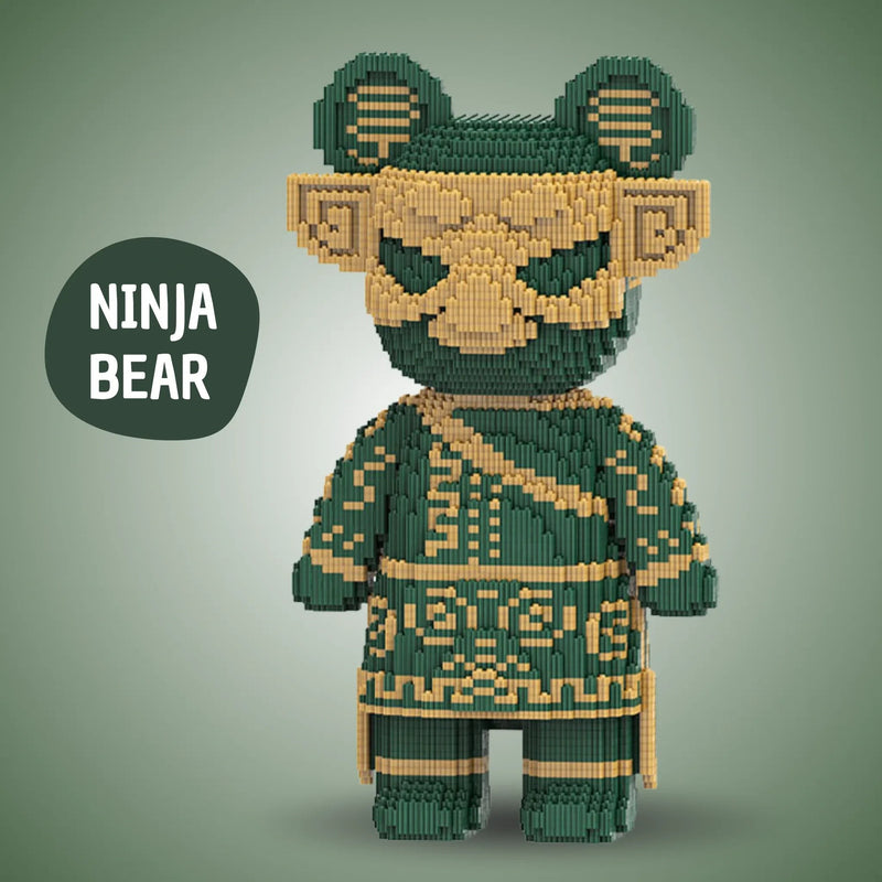 BRIXBÄR Riesen-Bär zum Bauen – NINJA BEAR
