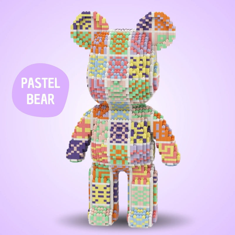 BRIXBÄR Riesen-Bär zum Bauen – PASTEL BEAR