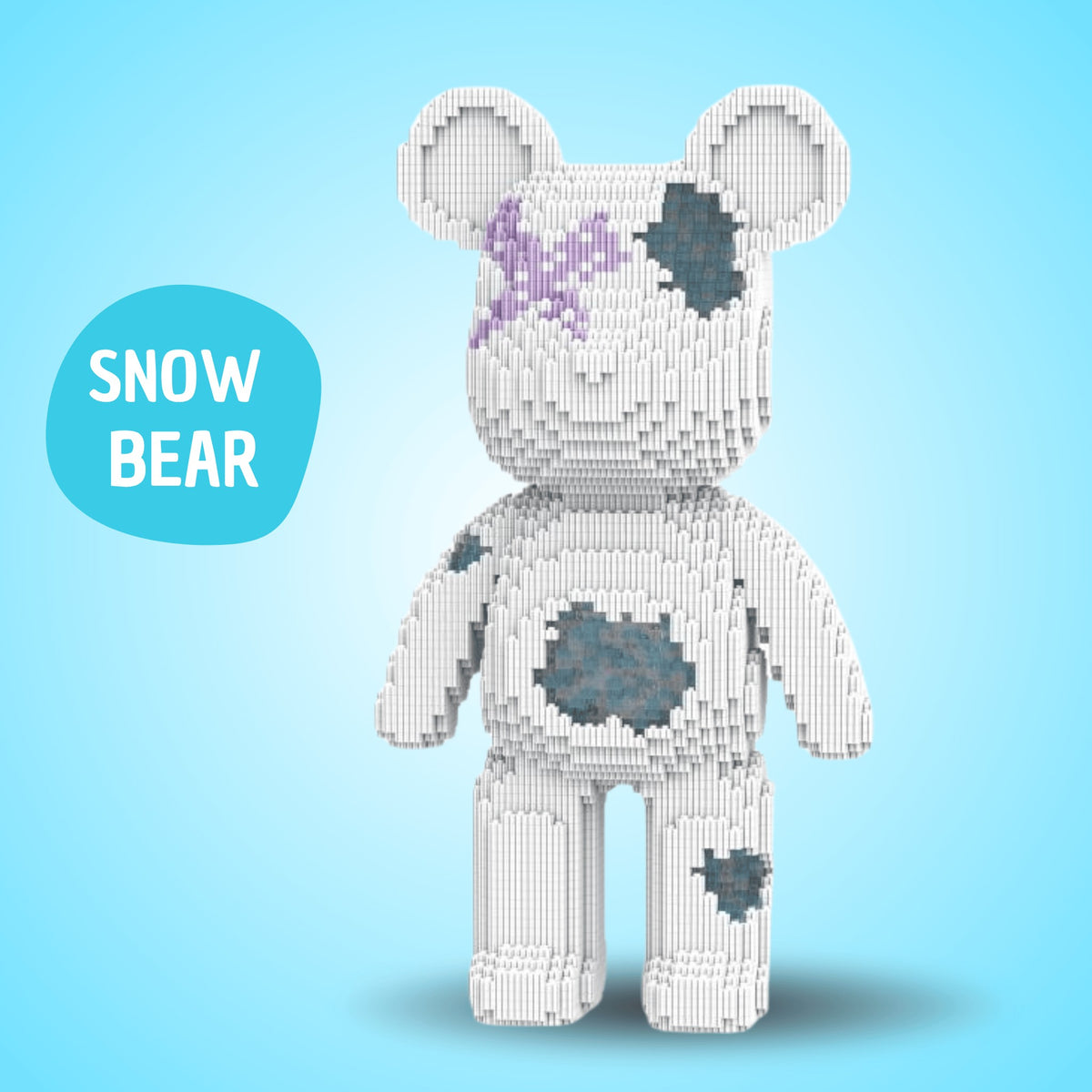 BRIXBÄR Riesen-Bär zum Bauen – SNOW BEAR