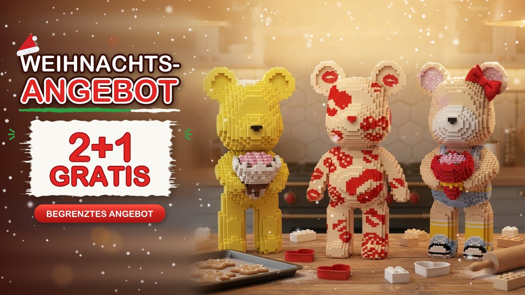 Weihnachtsangebot: 2 gekauft + 1 gratis